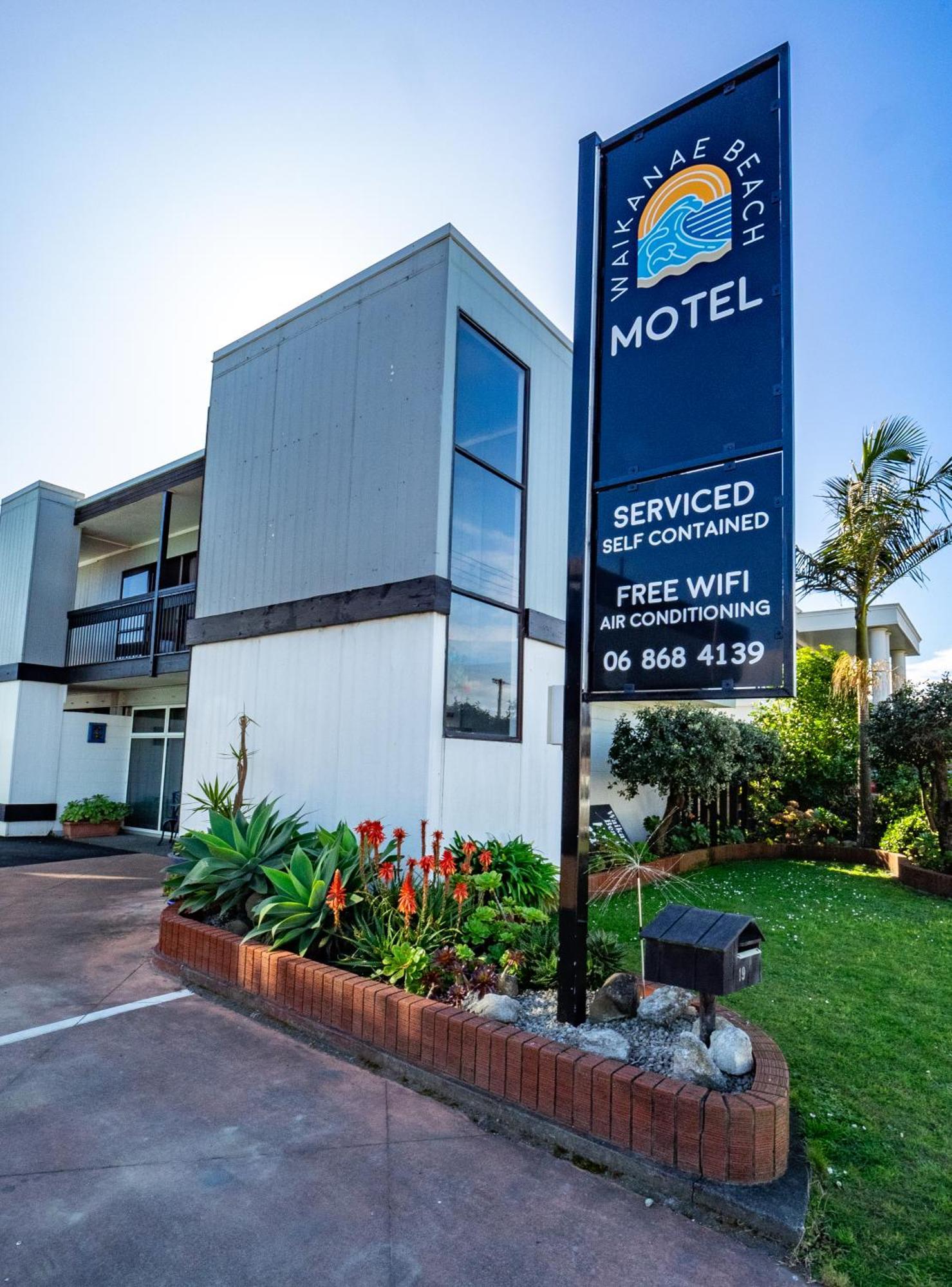 Waikanae Beach Motel 기즈번 외부 사진